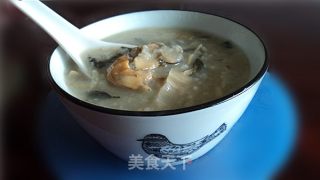 蚝豉菜干粥