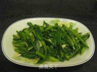 清炒油麦菜的做法