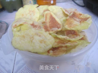 无油健康烤薯片--10分钟搞定休闲小零食的做法