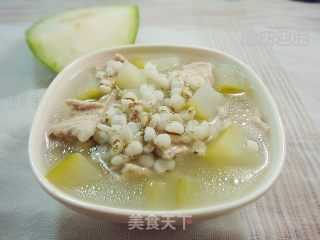 三高食谱——冬瓜薏仁瘦肉粥