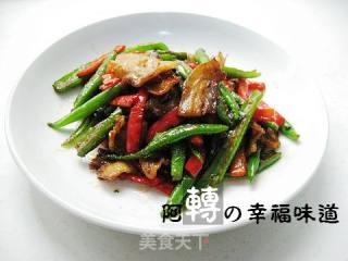 杭椒爆花肉的做法