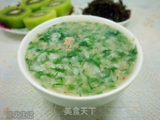 一款鲜美的早餐粥——茴香瘦肉粥