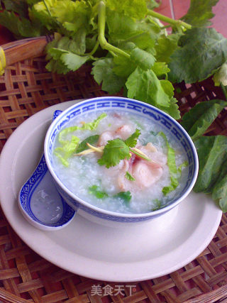 生菜鱼片粥