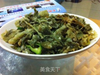 蒸荆芥+豆角的做法