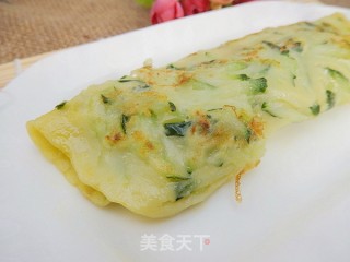 黄瓜鸡蛋饼的做法