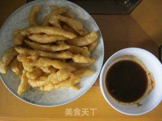 香酥鸡柳的做法步骤：2