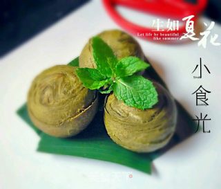 抹茶豆沙酥的做法