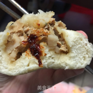 藕丁猪肉豆腐包子的做法