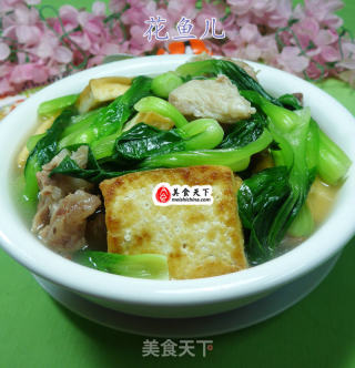 青菜豆腐肉骨汤的做法