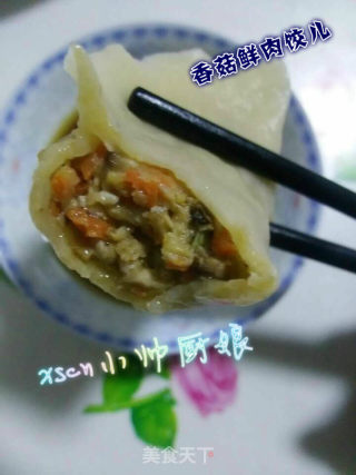 香菇鲜肉饺子~香菇胡萝卜大肉饺儿的做法