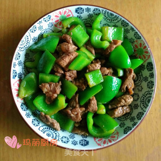 青椒牛肉粒的做法