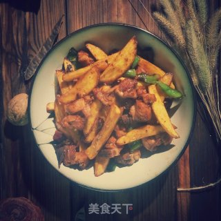 香辣土豆烧鸡的做法