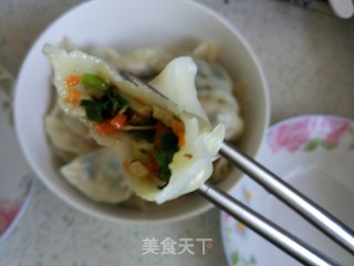 韭菜香菇胡萝卜饺子