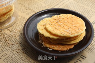 芝麻小脆饼（松饼机版）的做法