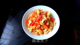 菜花小炒肉的做法