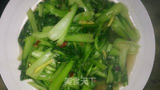 快手懒人餐－清炒小白菜的做法