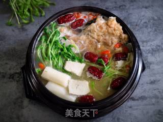 山药鱼头豆腐汤的做法