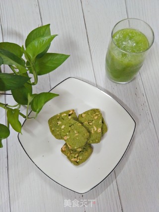 花生抹茶饼干的做法