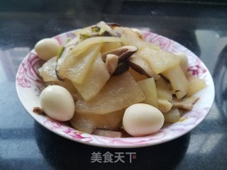 冬瓜香菇烧鹌鹑蛋的做法