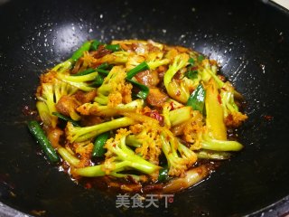 干锅花菜的做法