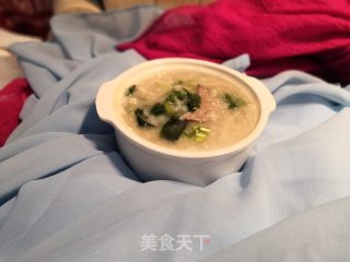 猪肝菠菜粥的做法