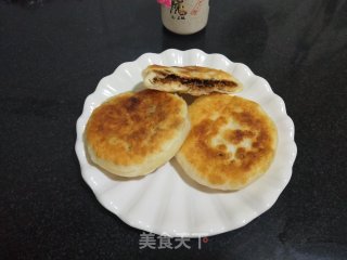 红糖核桃发面饼的做法