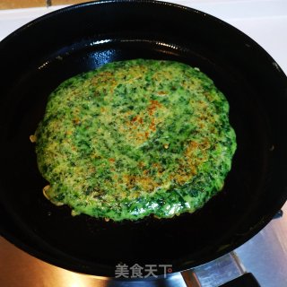 鸡蛋菠菜饼的做法