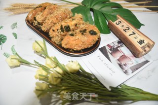 海苔肉松小贝的做法