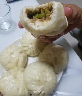 四季豆酱肉包的做法