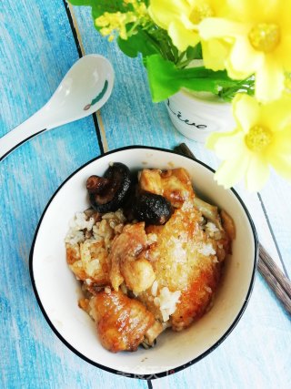 电饭煲版香菇滑鸡饭的做法