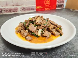 大蒜炒牛肉的做法