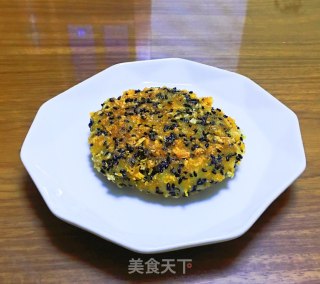 芝麻苹果饼的做法