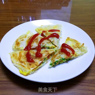 懒人版鸡蛋灌饼的做法