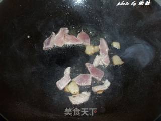 小白菜炒肉的做法步骤：4