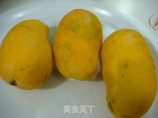 香芒橙汁沙拉大虾的做法步骤：2