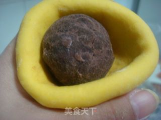 香甜的滋味——南瓜豆沙包的做法步骤：5