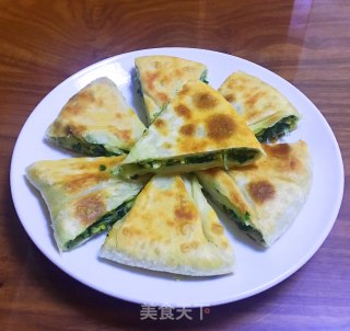 韭菜鸡蛋饼的做法