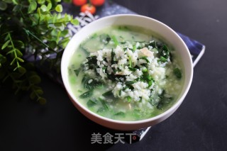 菠菜瘦肉粥的做法