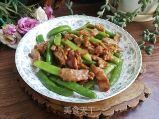 四季豆炒牛肉的做法