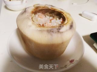 椰壳闷饭的做法