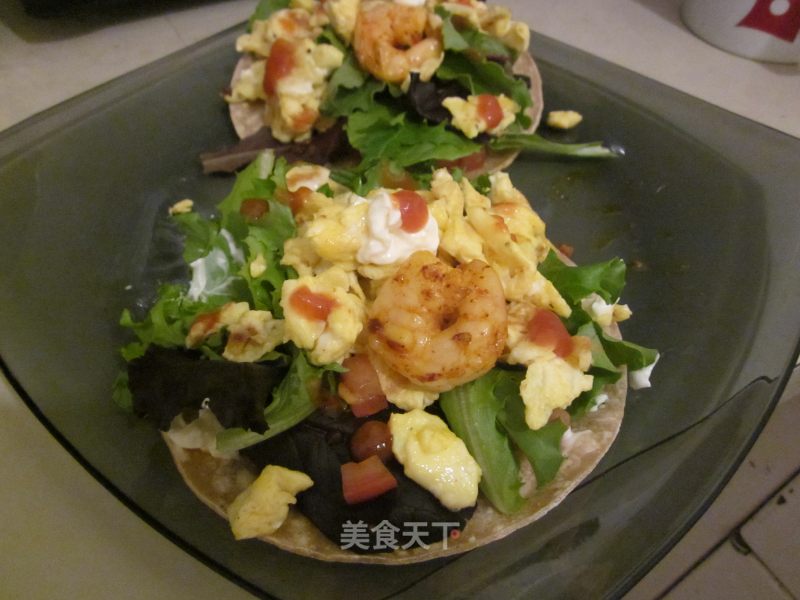 鲜虾鸡蛋沙拉TACO