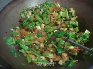 芹菜回锅肉的做法步骤：10