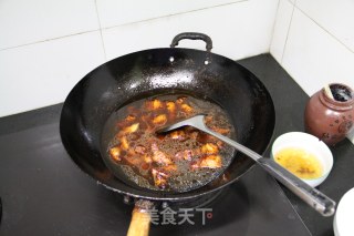 干豇豆红烧肉的做法步骤：11