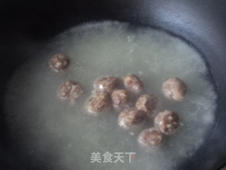 牛肉菠菜粉丝汤的做法步骤：5