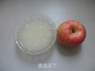 一一的辅食【苹果米糊】的做法步骤：1