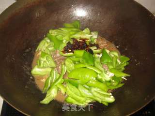 辣椒豆鼓炒牛肉的做法步骤：7