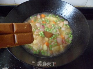 【黄金咖喱鸡排饭】金黄的诱惑挡不住的做法步骤：17