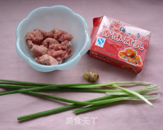 香酥腐乳鲜肉饼的做法步骤：1