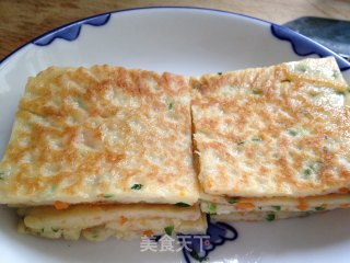 营养美味鸡蛋饼的做法步骤：6