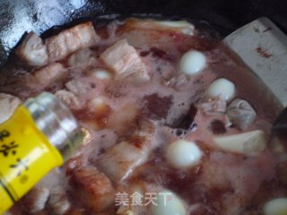 鹌鹑蛋烧肉的做法步骤：10